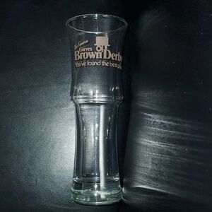 The Famous Girves Brown Drrby restaurant tall glass 20 ounces I think